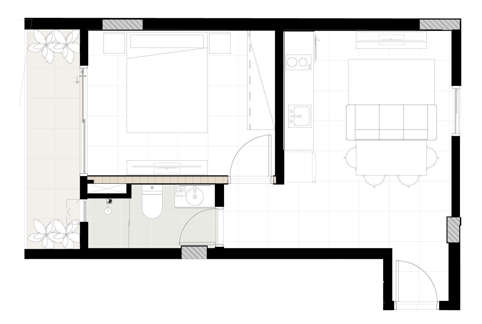 Plano 1 Habitación